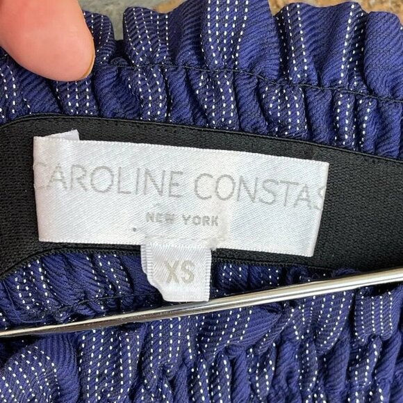 Caroline Constas     Appolonia Smocked Tiered Top SIZE XS - Picture 10 of 14